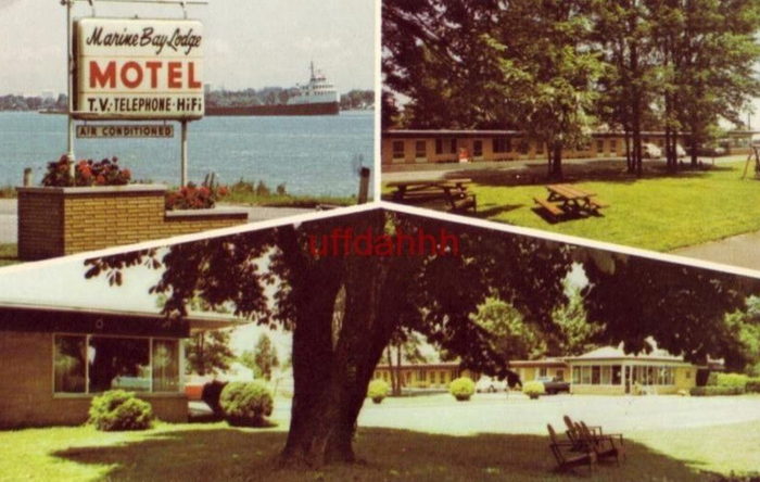 Anchor Inn Lodge (Marine Bay Lodge) - Old Postcard (newer photo)